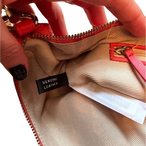 NWT Vintage Y2K Baby Purse Pink Leather Ann Taylor - Picture 4 of 7